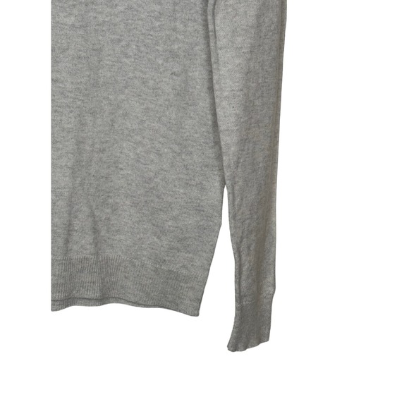 J. Crew Teddie Sweater - Women's Size XS,‎ Gray, Cocktail Logo, 100% Cotton - Picture 2 of 10